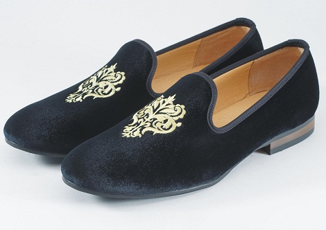 Britiško stiliaus „Velvet Loafer“ šlepetės