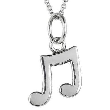 „Platinum Musical Note Locket“