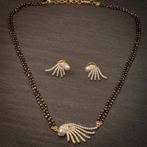 „Shell Silver Mangalsutra“