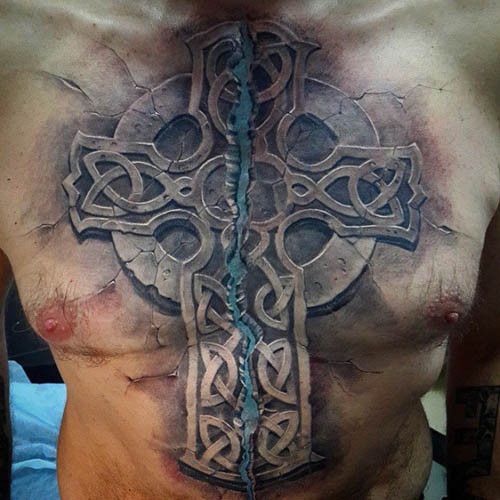 Religinė siurrealizmo tatuiruotė