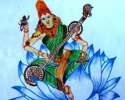 Vasant Panchami Rangoli - Festival Rangoli Tasarımları