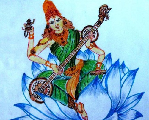 Vasant Panchami Rangoli - Festival Rangoli Tasarımları