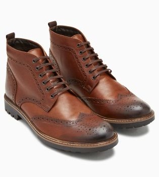 Bağcıklı Tarz Taba Brogue