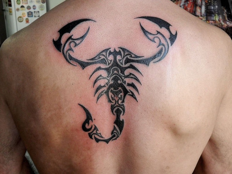 Skorpiono genčių tatuiruotės dizainas, idėjos ir prasmė