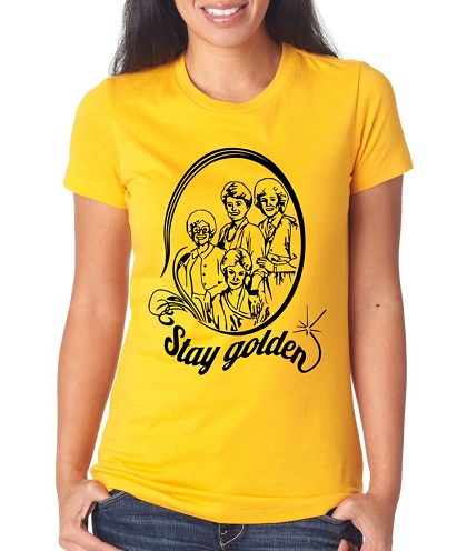 „Enlighten Stay“ auksiniai marškinėliai