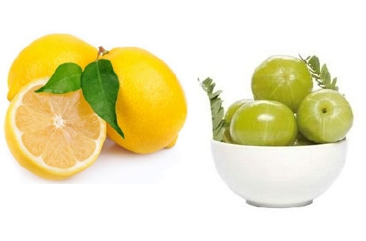 Amla ir citrina nuo pleiskanų