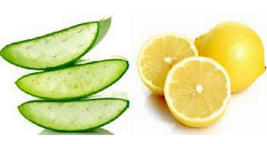 kepek için aloe vera ve limon