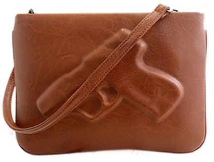 Şık Kahverengi Renkli Crossbody Ba