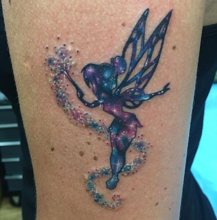 Tinkerbelle Disney tatuiruotė