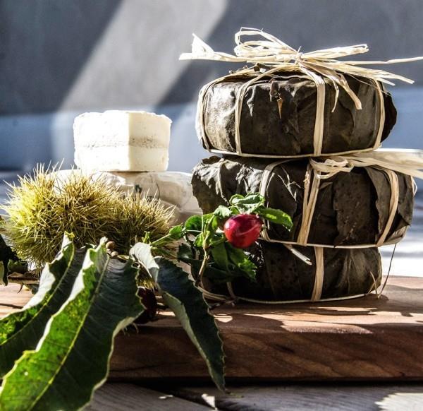Δοκιμάστε αλπικές λιχουδιές από το Νότιο Τιρόλο και φέρτε ένα κομμάτι φύσης πίσω στο σπίτι με αλπικό τυρί σε φύλλα σταφυλιού για να απολαύσετε