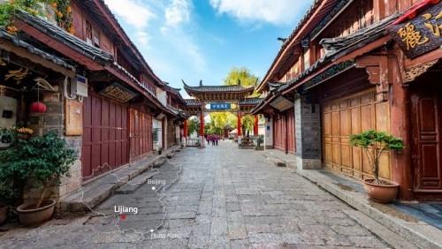 Η παλιά πόλη Lijiang της Κίνας αποτελεί ορόσημο δημοφιλούς ταξιδιωτικού προορισμού