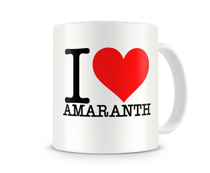 Η κούπα Amaranth αγαπά τα βιολογικά