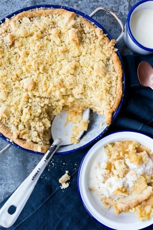 Συνταγή κέικ Apple Crumble Προετοιμάστε Apple Crumble