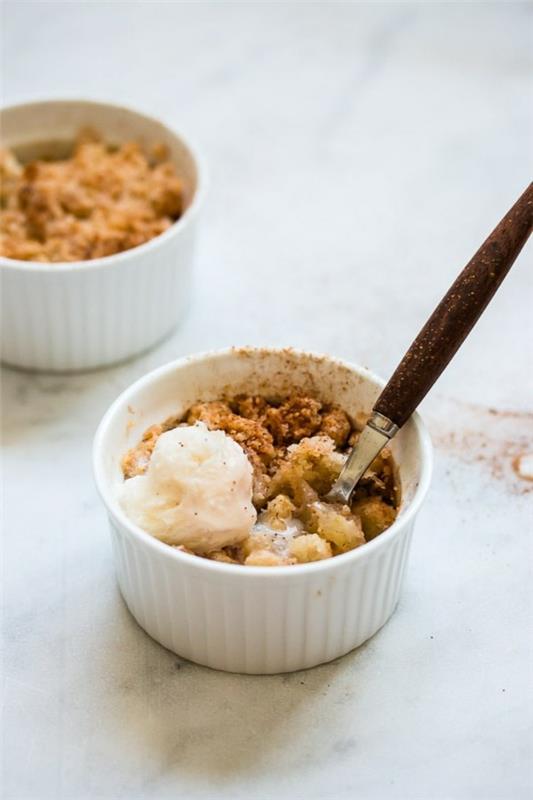 Συνταγή Apple Crumble για γρήγορη προετοιμασία crumble μήλου