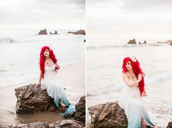 Φωτογραφίες διακόσμησης γάμου Ariel the mermaid