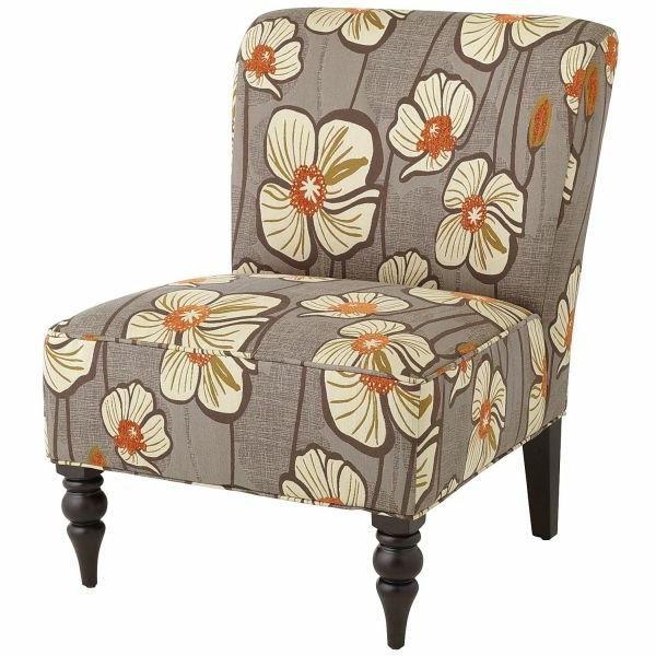 Ελκυστικές πολυθρόνες και καλύμματα καρέκλας με φυσικές εκτυπώσεις λουλουδιών