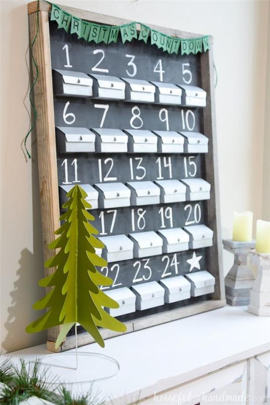 Tinker ασυνήθιστα ημερολόγια έλευσης - ιδέες και οδηγίες spice shelf calendar deco