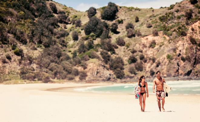 Αυστραλία 7 αξιοθέατα όμορφη φύση με λευκές παραλίες Byron Bay