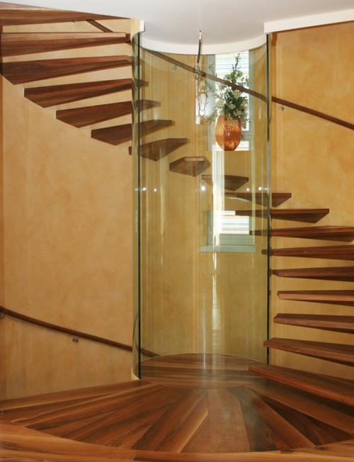 Σκάλες Azzolini σκαλιά κουπαστή γυαλί