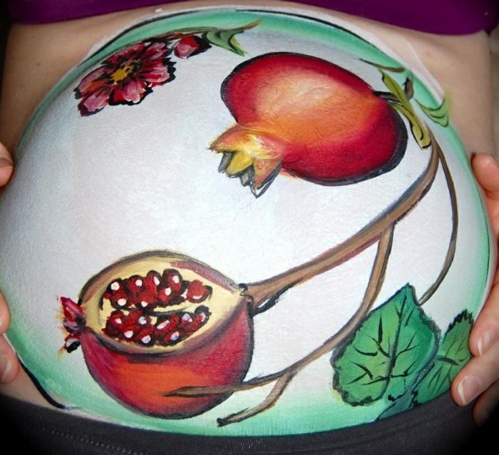 Μωρό χτύπημα ζωγραφική με το δέντρο του μήλου γκράντα