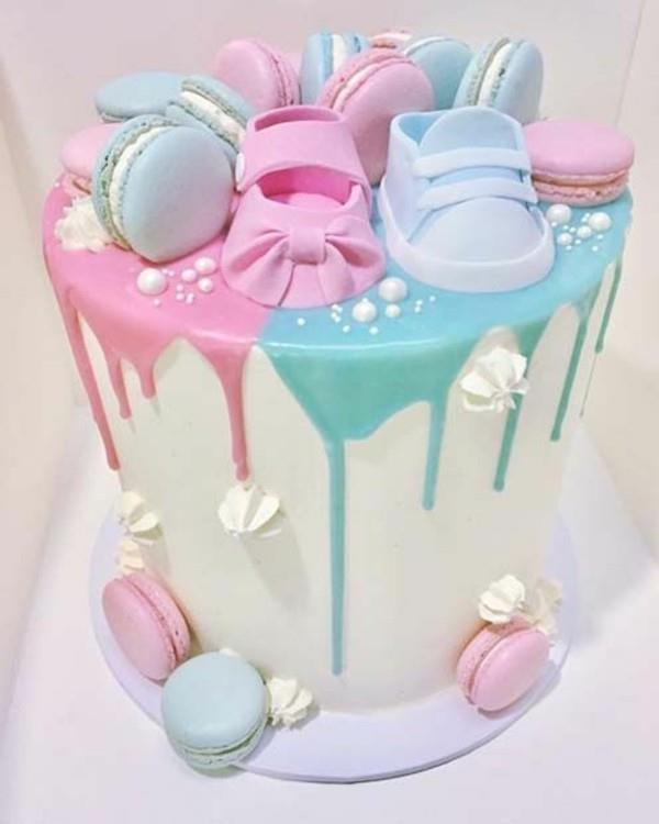 Μωρό κέικ Πάρτι ντους μωρών Κέικ ντους μωρών Δημιουργήστε ένα κέικ μοτίφ