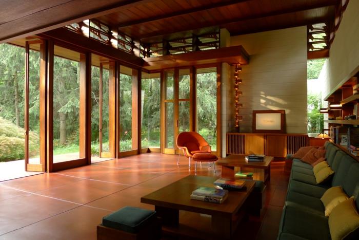 Οργανική αρχιτεκτονική Bachman Wilson House Frank Lloyd Wright