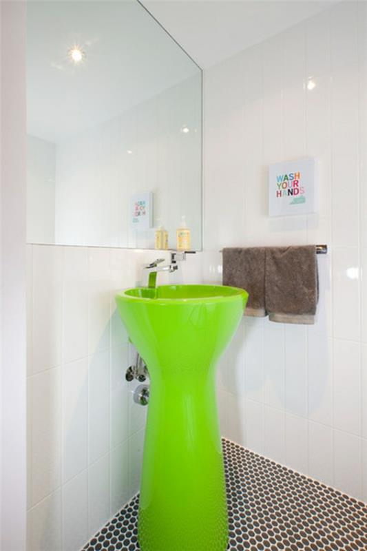 Ιδέες μπάνιου badideen έπιπλα μπάνιου σύγχρονος νιπτήρας πράσινος