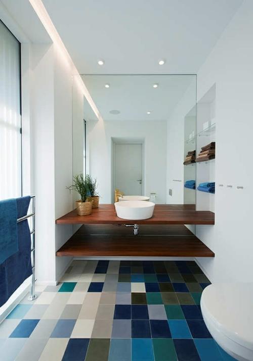 σχέδια χρώματος δάπεδο πλακάκια μπάνιου και μπάνιου