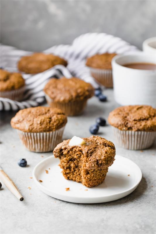Υψηλή διατροφή σε φυτικές ίνες - Όλα όσα πρέπει να γνωρίζετε για τα φυτικά Muffins πίτουρου ολικής αλέσεως υγιεινά