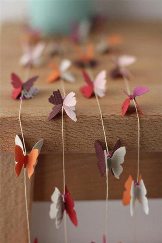 Ιδέες χειροτεχνίας από πεταλούδες από χαρτί
