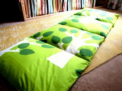 diy για διακόσμηση από σεντόνια πετάξτε μαξιλάρια