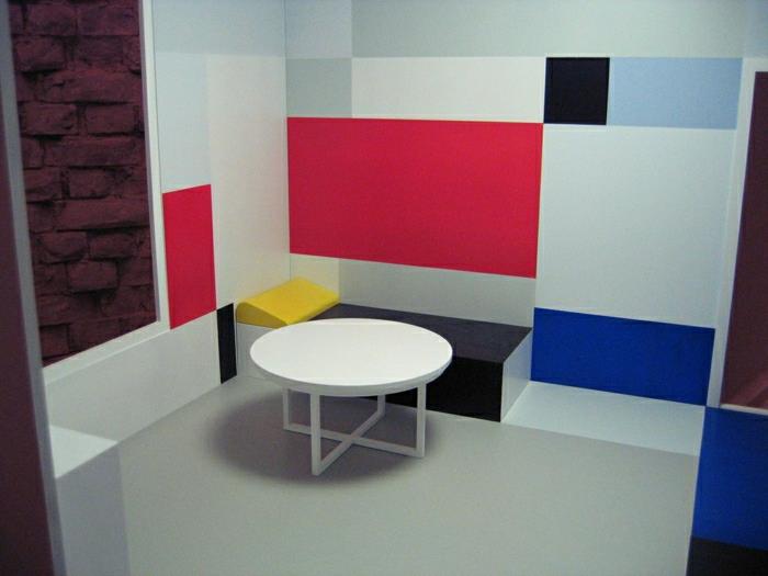Bauhaus στυλ Piet Mondrian zimmer σχέδιο