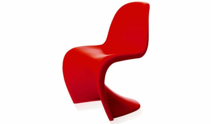 Καρέκλα παντόν σε στυλ Bauhaus κόκκινη