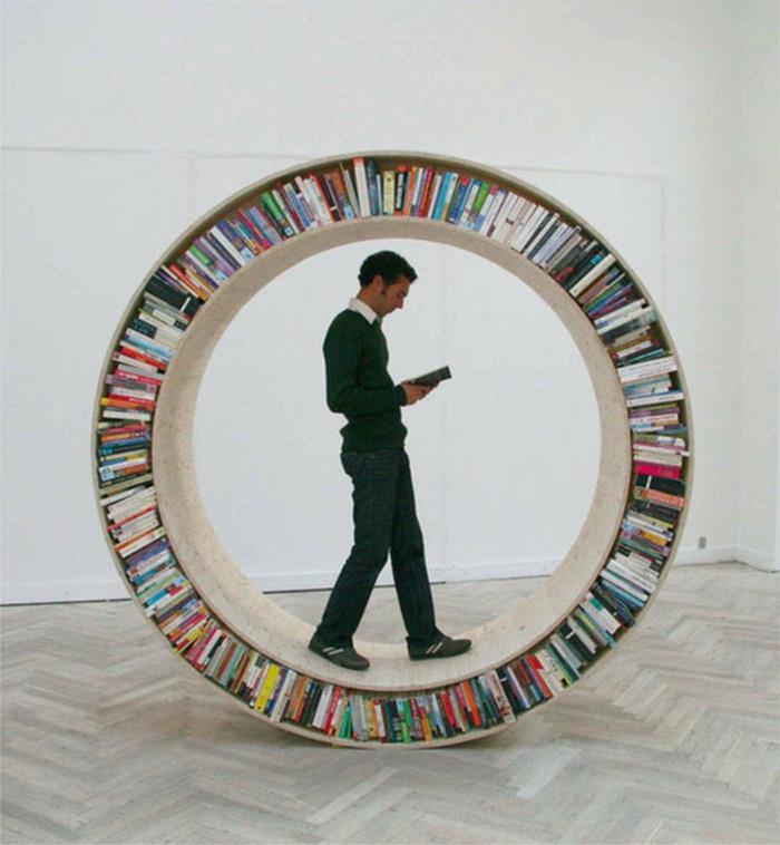 Κύκλος ράφια βιβλίων