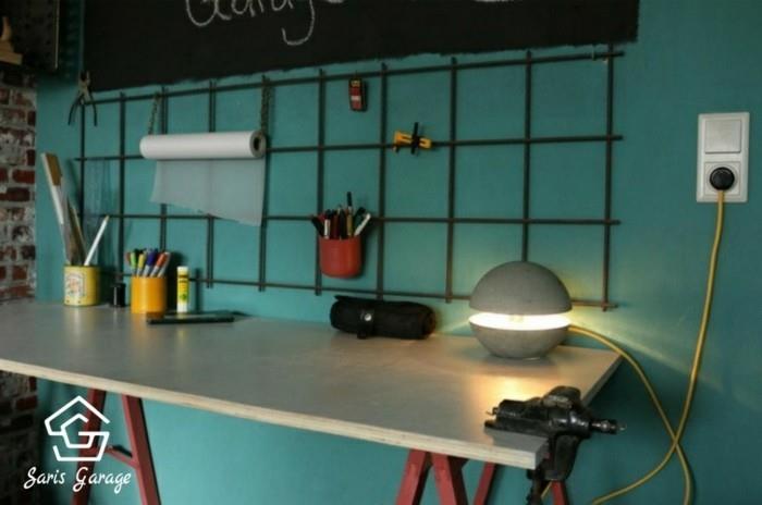 Λάμπα από σκυρόδεμα από το Saris Garage (3)