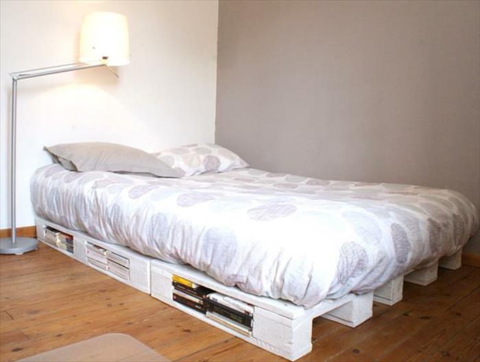 Κρεβάτι από παλέτες καναπέ από παλέτες παλέτες έπιπλα κρεβατιού από παλέτες μαζί ιδέες υπνοδωματίου ΝΕΟ