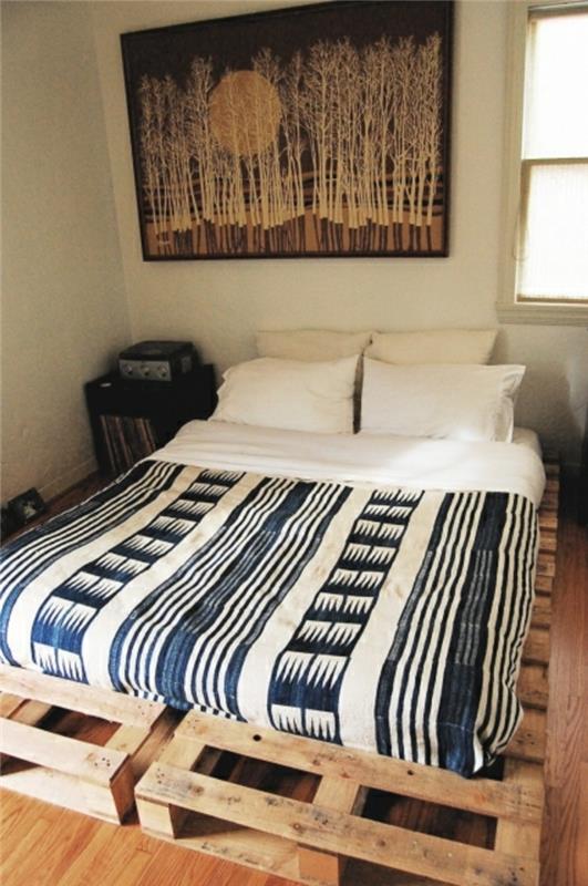 Κρεβάτι από καναπέ παλέτες από παλέτες παλέτες έπιπλα κρεβατιού από παλέτες μαζί ιδέες κρεβατοκάμαρας NEW17