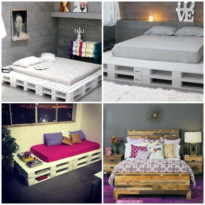 Κρεβάτι από καναπέ παλέτες από παλέτες έπιπλα κρεβατιού παλετών από παλέτες μαζί ιδέες κρεβατοκάμαρας colalge3