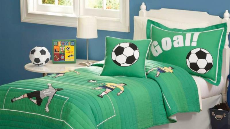 Εικόνες παιδικό δωμάτιο αγόρι παιδικό κρεβάτι θέμα ποδοσφαίρου