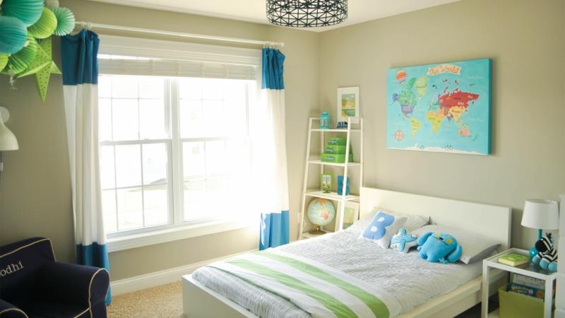 Εικόνες παιδικό δωμάτιο για αγόρια μπλε χρώμα τόνους