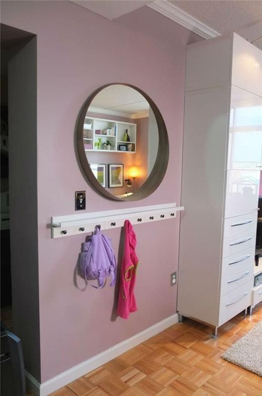 ράγες εικόνας diy ιδέες δαπέδου έπιπλα παλτό άγκιστρα ράφι τοίχου πρακτικό