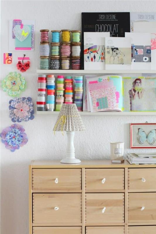 καλούπια εικόνας έπιπλα παιδικού δωματίου diy ιδέες ράφι βιβλίων