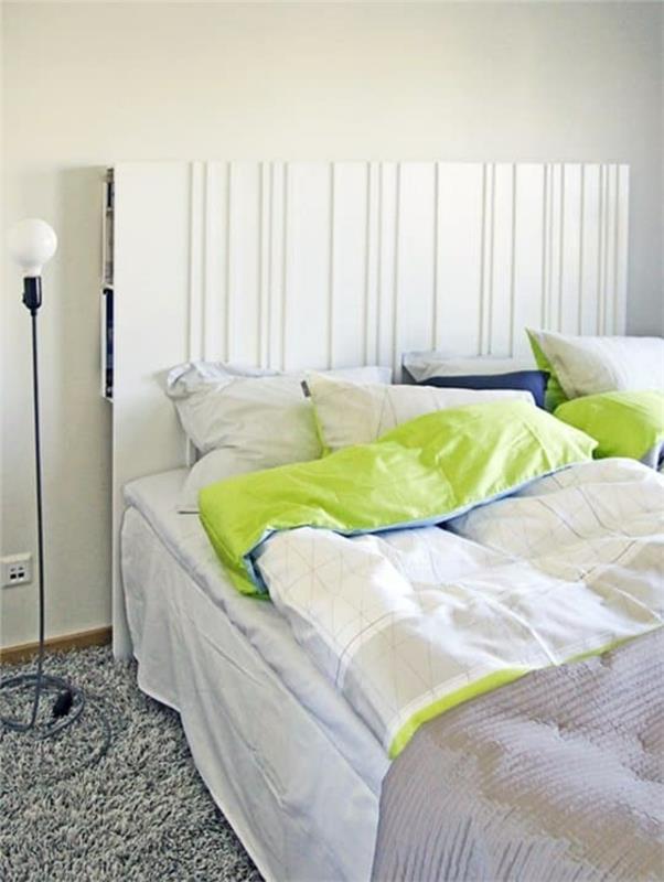 καλούπια εικόνας κρεβατοκάμαρα diy κρεβάτι κεφαλάρι