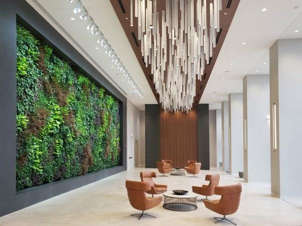 Biophilia Biophilic Design Living Trends 2020 Αίθουσα συνεδριάσεων Green Wall