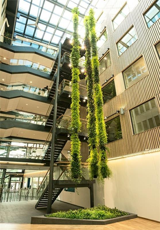 Biophilia Biophilic design Ζωντανές τάσεις βιοφιλικός σχεδιασμός κρεμαστά φυτά