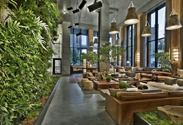 Biophilia biophiles πράσινη ζωντανή ατμόσφαιρα