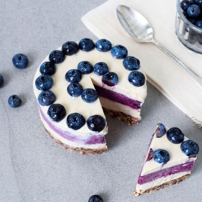 Τσιζκέικ Blueberry Pie με το αγαπημένο γλυκό των Αμερικανών Blueberry