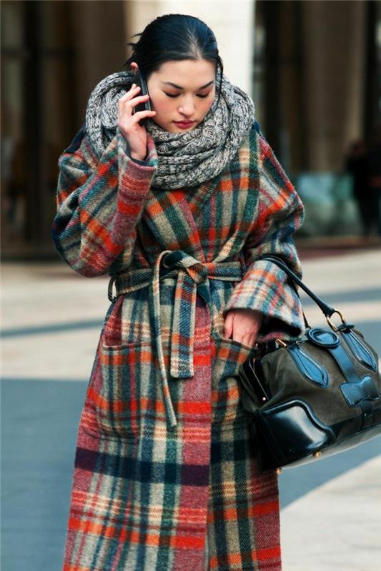 Γυναικεία γυαλιά μόδας κασκόλ χειμερινό παλτό