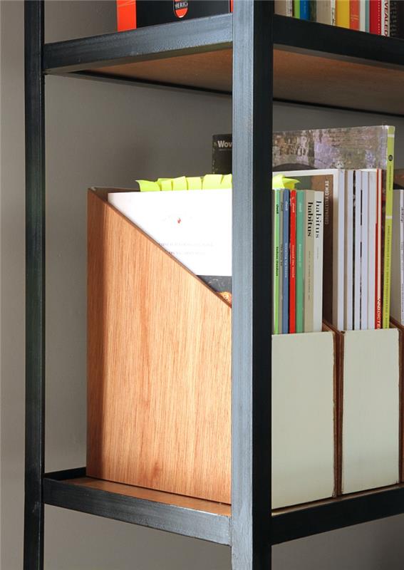 Φτιάξτε τα δικά σας αρχεία περιοδικών αξεσουάρ γραφείου από ξύλο