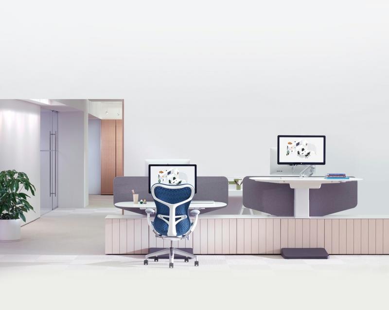 Έπιπλα γραφείου σχεδιασμός Herman Miller διπλό γραφείο